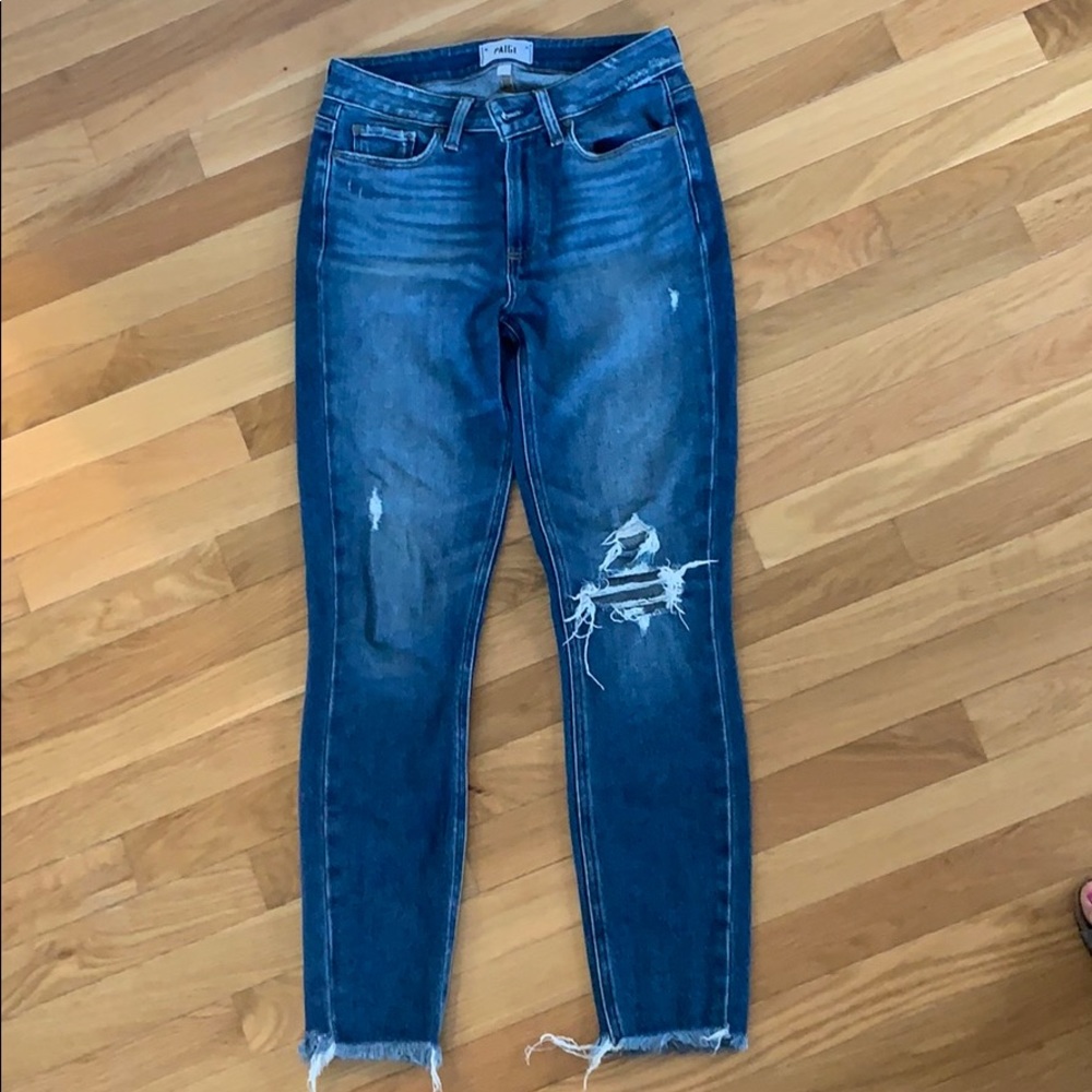Paige hoxton ankle distressed